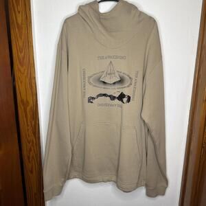 Nike Kyrie Irving Hoodie The Awakening Sweatshirt Size XL Beige Loose Fit